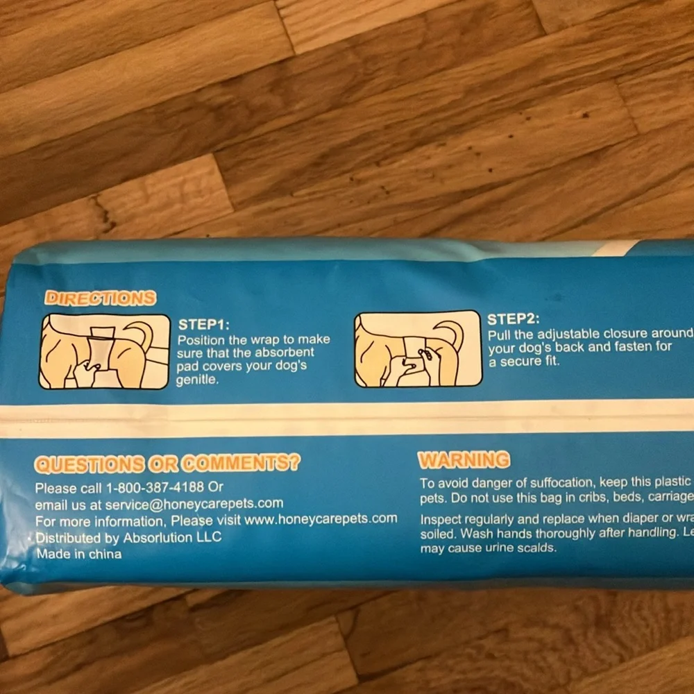 Disposable Male Absorbent Wraps